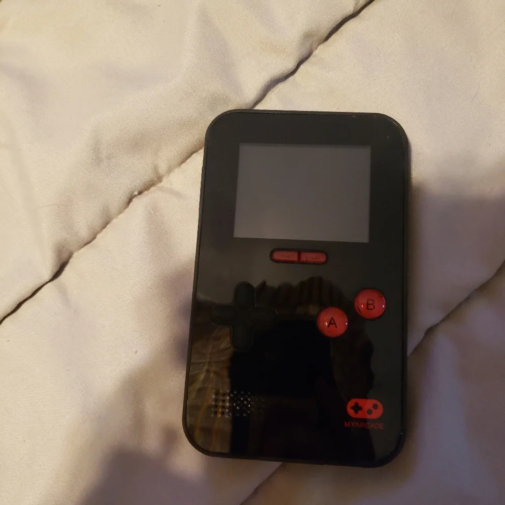 My Arcade GoGamer Portable Handheld Gaming System - Retro Style Games Red/black